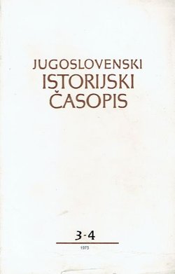 Jugoslovenski istorijski časopis XII/3-4/1973
