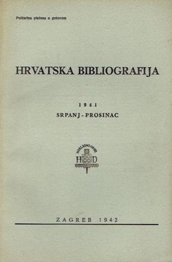 Hrvatska bibliografija 1941 srpanj-prosinac
