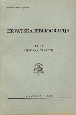 Hrvatska bibliografija 1942 siječanj-travanj
