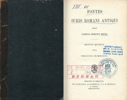 Fontes iuris romani antiqui