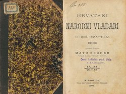 Hrvatski narodni vladari od god. 620.-1102.