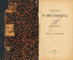 Djela dr. Ante Starčevića I. Govori