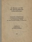 Zu Struktur und Still der serbokroatischen Volkserzählungen