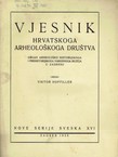 Vjesnik Hrvatskoga arheološkoga društva. Nove serije XVI/1935