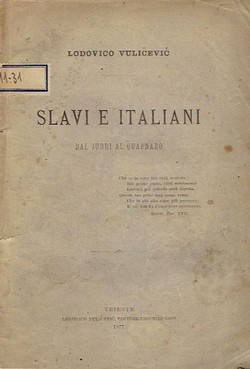 Slavi e Italiani dal Judri al Quarnaro