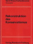 Rekonstruktion des Konservatismus