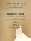 Codex diplomaticus Regni Croatiae, Dalmatiae et Slavoniae / Diplomatički zbornik Kraljevine Hrvatske, Dalmacije i Slavonije XVII.