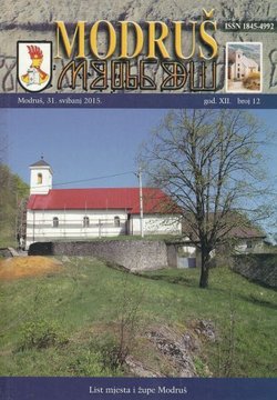 Modruš. List mjesta i župe Modruš 12/2015