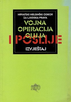 Vojna operacija Oluja i poslije