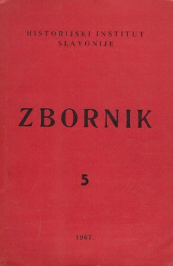 Zbornik Historijskog instituta Slavonije 5/1967