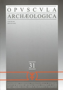 Opuscula archaeologica 31/2007
