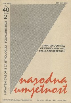 Narodna umjetnost 40/2/2003