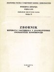 Zbornik referata i materijala V jugoslovenske onamastičke konferencije
