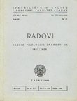 Radovi Filozofskog fakulteta u Zadru 27(17)/1987-88