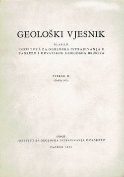 Geološki vjesnik 26/1972