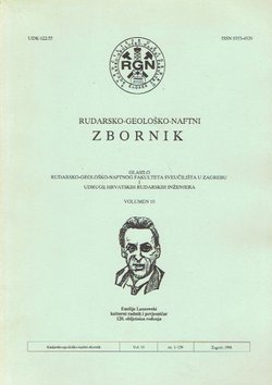Rudarsko-geološko-naftni zbornik 10/1998