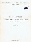 III simpozij dinarske asocijacije II.