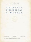 Arcivos bibliotecas y museos LXXX/2/1977