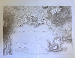 Plan general de la ville et des environs de Spalatro