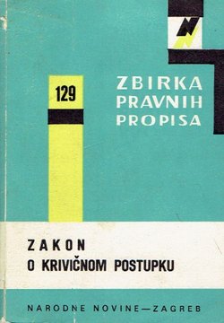Zakon o krivičnom postupku (3.izmj. i dop.izd.)