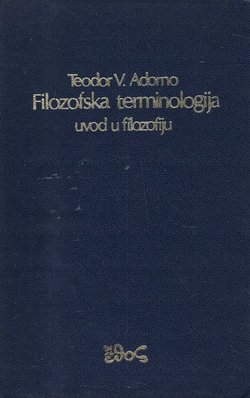 Filozofska terminologija. Uvod u filozofiju