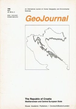 The Republic of Croatia. Mediterranean and Central European State (GeoJournal 38/4/1996)