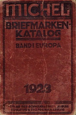 Briefmarken-Katalog 1923. I. Europa