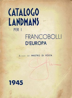 Catalogo Landmans per i francobolli d'Europa 1945