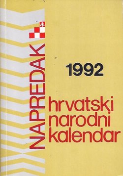 Napredak. Hrvatski narodni kalendar 40/1992