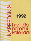 Napredak. Hrvatski narodni kalendar 40/1992
