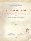 La guerre-crime et les criminels de guerre