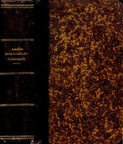 Grammatik der serbo-kroatischen Sprache I. Lautlehre, Stammbildung, Formenlehre