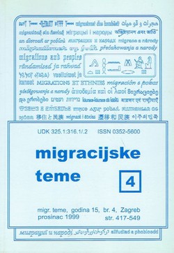 Migracijske teme 15/4/1999