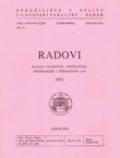 Radovi Filozofskog fakulteta u Zadru 41(18)/2002