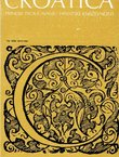 Croatica. Prinosi proučavanju hrvatske književnosti 20-21/1984