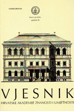 Vjesnik HAZU 1-3/II/1993