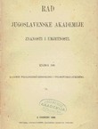 Rad JAZU. Knjiga 140. Razredi filologijsko-historijski i filosofijsko-juridički 52/1899