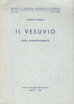 Il Vesuvio. Studio antropogeografico