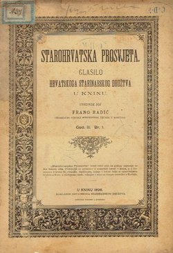 Starohrvatska prosvjeta II/1/1896