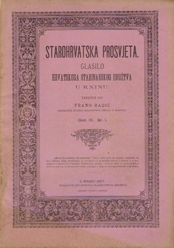 Starohrvatska prosvjeta III/1/1897