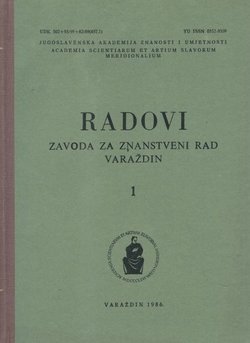 Radovi Zavoda za znanstveni rad Varaždin 1/1986