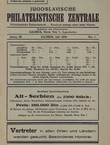 Jugoslavische filatelistische Zentrale III/7/1929
