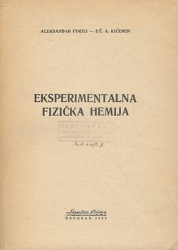 Eksperimentalna fizička hemija