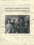 1941-1945. Materijali arhiva vanjske politike Ruske Federacije