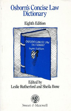 Osborn's Concise Law Dictionary (8th Ed.)