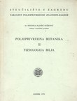 Poljoprivredna botanika II. Fiziologija bilja