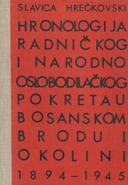 Hronologija radničkog i narodnooslobodilačkog pokreta u Bosanskom Brodu i okolini 1894-1945