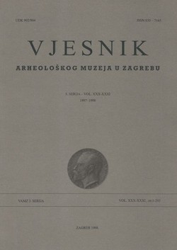 Vjesnik Arheološkog muzeja u Zagrebu, 3. serija, XXX-XXXI/1997-1998