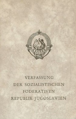 Verfassung der Sozialistischen Föderativen Republik Jugoslawien