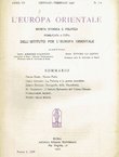 L'Europa orientale VII/1-2/1927